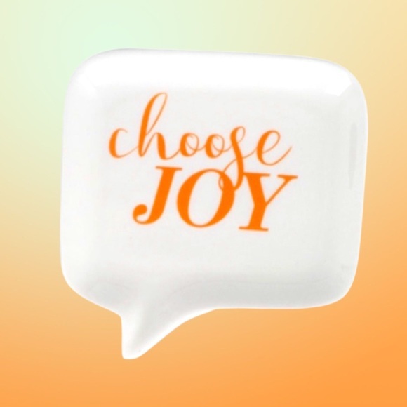 Inspirational Ceramic Trinket Trays Choose Joy - Picture 3 of 3